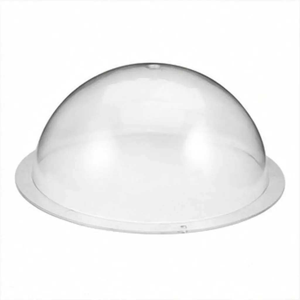Community Landscape Light Cover Clear Acrylic Shatterproof Round Pathway Lamp Shade Replacement for Yard Park Outdoor Lighting