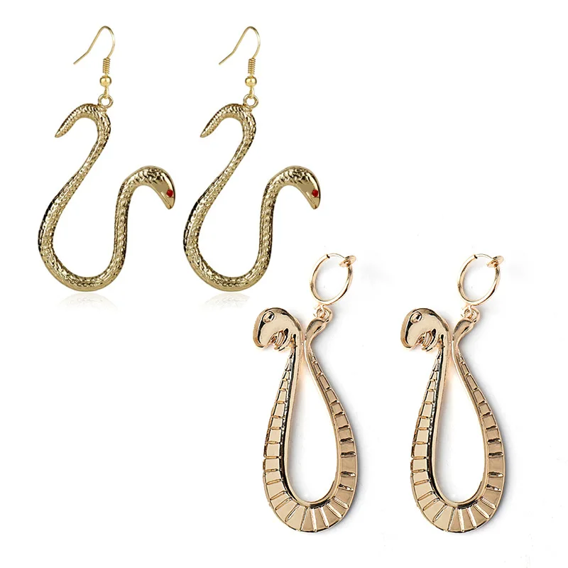 Anime ONE PIECE Earrings Boa Hancock Ear Studs Clips Pendants Cosplay Accessories Figure Gifts image 2