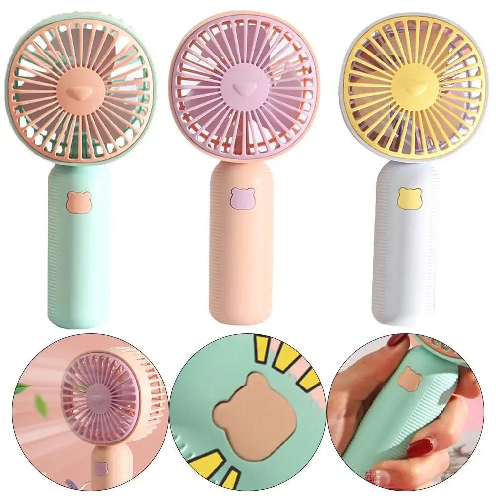 Portable Handheld Fan Small Cooling Fan 400 Mah USB Rechargeable Eyelash Mute Cooler Handheld Fan Mini USB Rechargeable