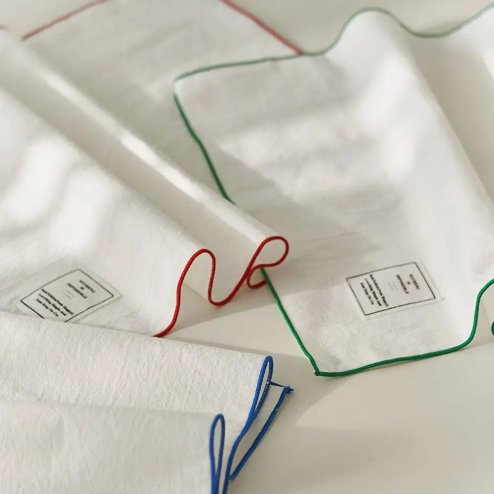 أدوات تنظيف كوستر 30x50 سنتيمتر بلون تحديد الموقع أنيقة سميكة القماش منديل خمر كوب قطن القماش حصيرة الزفاف