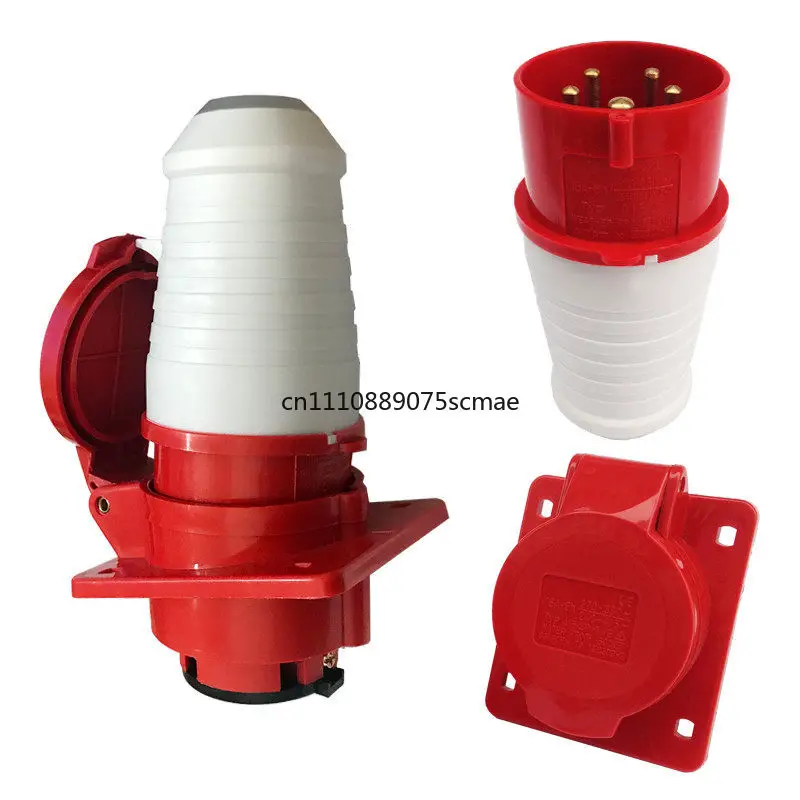 Diesel generator accessories Three-phase generator plug socket 2KW5KW6KW8KW five-hole plug socket