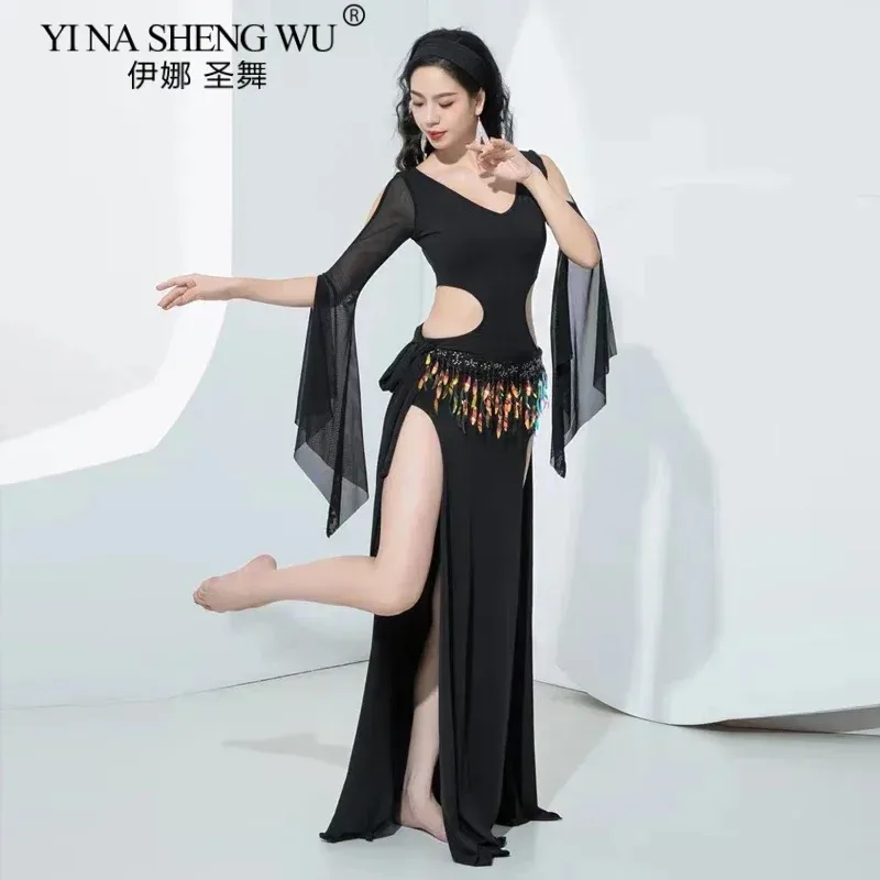 Belly Dance Costume Women Oriental Performance Dress Saidi Competition Robes Shaabi Baladi Training Dresses Bellydance Outfit