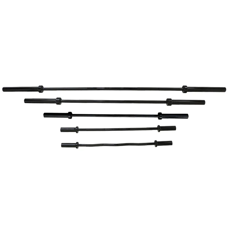 

Commercial Gym Equipment Weightlifting Barbell Bar Black Barbell Bar New