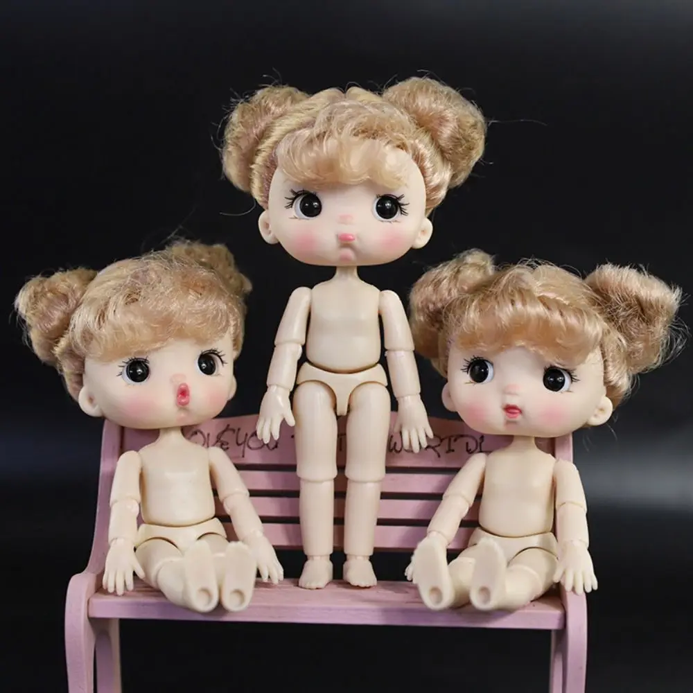 1/12 OB11 BJD Doll Body 13cm Nude 12 Joints Doll Toys for Girls Naked Ball Jointed Dolls Toys for Children Kids Gifts