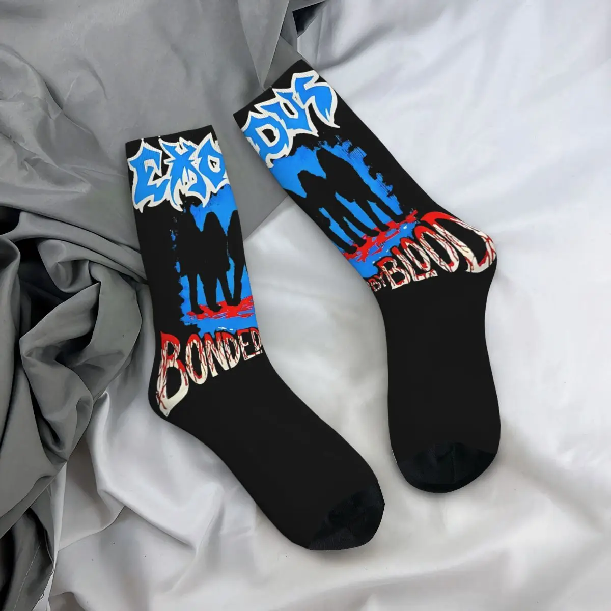 Exodus Stockings christian Graphic Korean Socks Winter Anti Sweat Socks Men Running Sports Breathable Socks