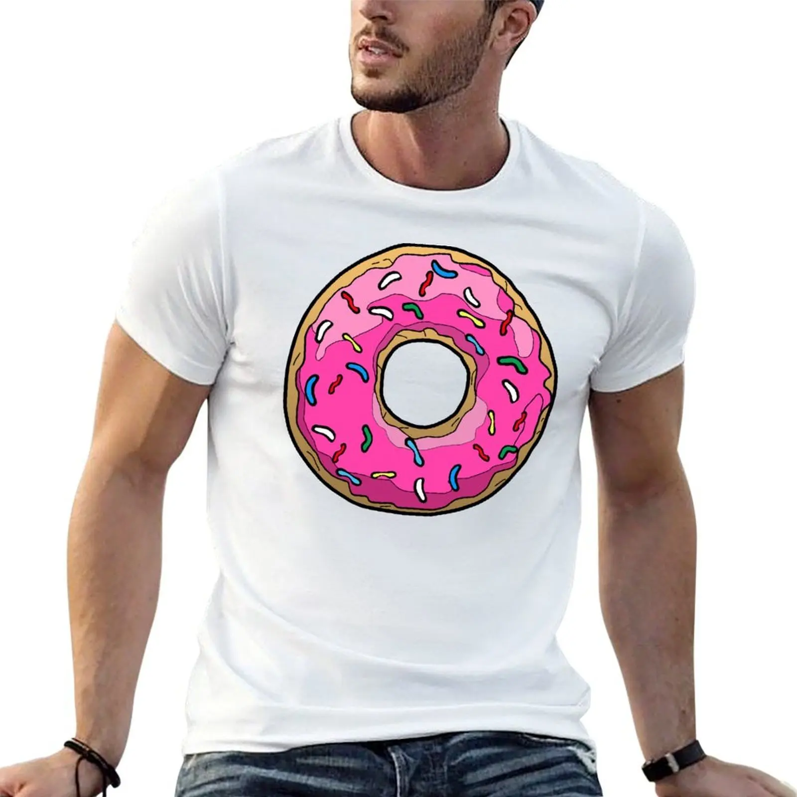 

Happy Donut Day T-Shirt man t shirt cotton cotton t shirt man man t shirts for men T-shirt