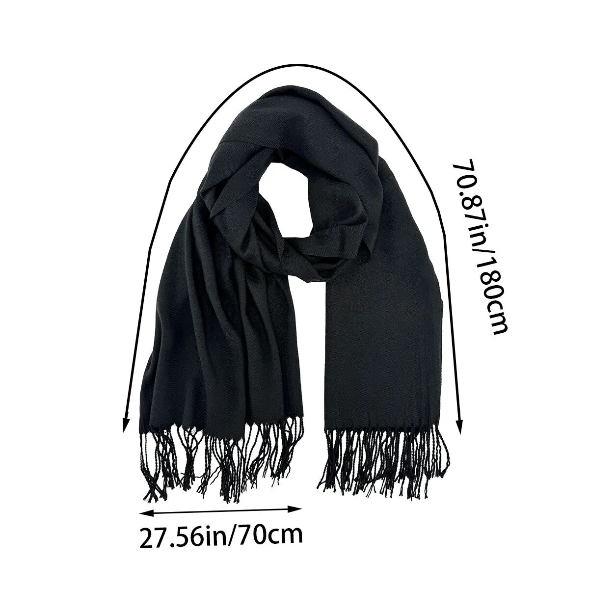 “Dig Bick Meme” - Humorous Text Trendy Long Warm Scarf - All-New Design for Cold Season Styling