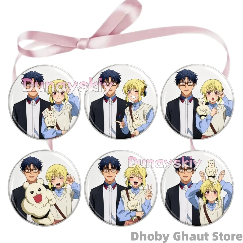 Poisonous Marriage Badge Set 58mm Badge For Cosplay Halloween Badge Brooches On Backpack Decoration Round Pins For Accessory