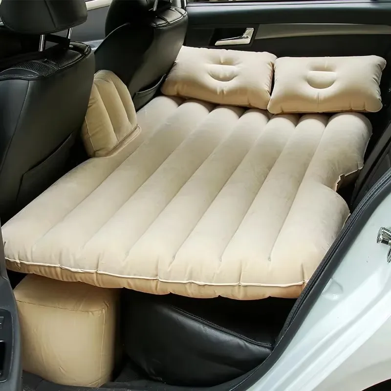 Car inflatable bed car supplies rear sleeping mattress car SUV car backseat sleeping mat travel air mattress bed