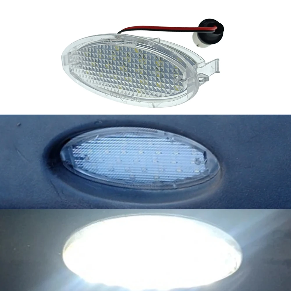 

1Pcs License Plate Light For Astra F/Corsa A-B/Vectra B/Astra-G+ 90444330 1224201 90444331 1224110 Clear Cover Xenon White Light