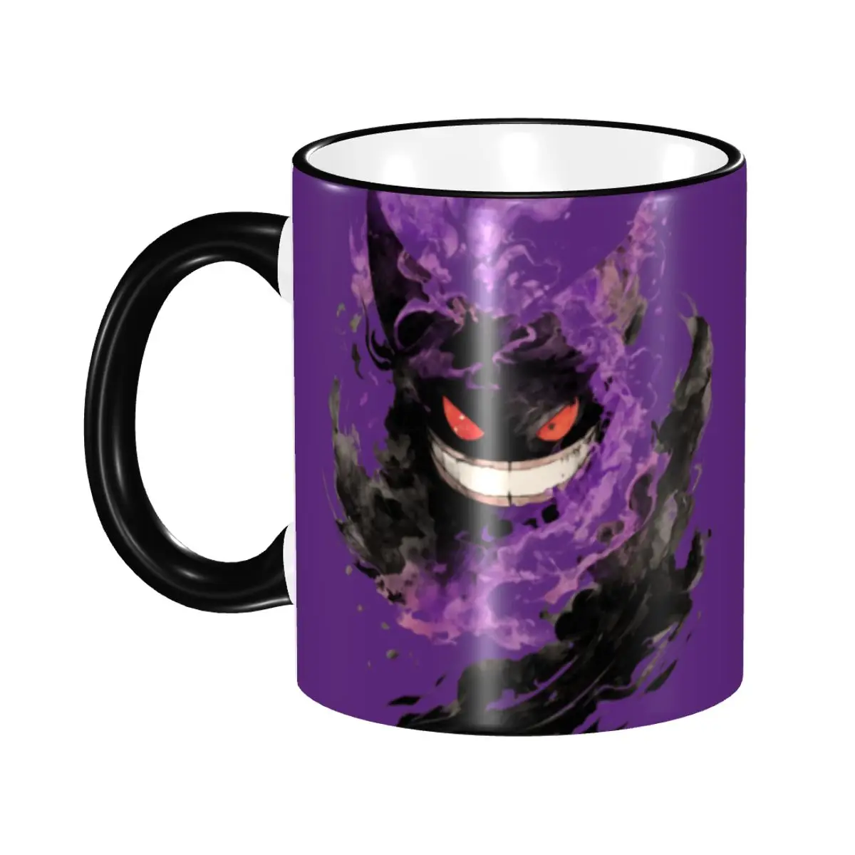 

Customized Pokemoned Gengars Coffee Mugs DIY Adorable Cartoon Anime Ceramic Milk Tea Cup
