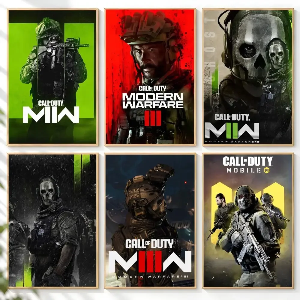 C-Call Of D-Duty Game Anime Poster Home Artwork For Living Room Bedroom Office Dorm Apartment Gift