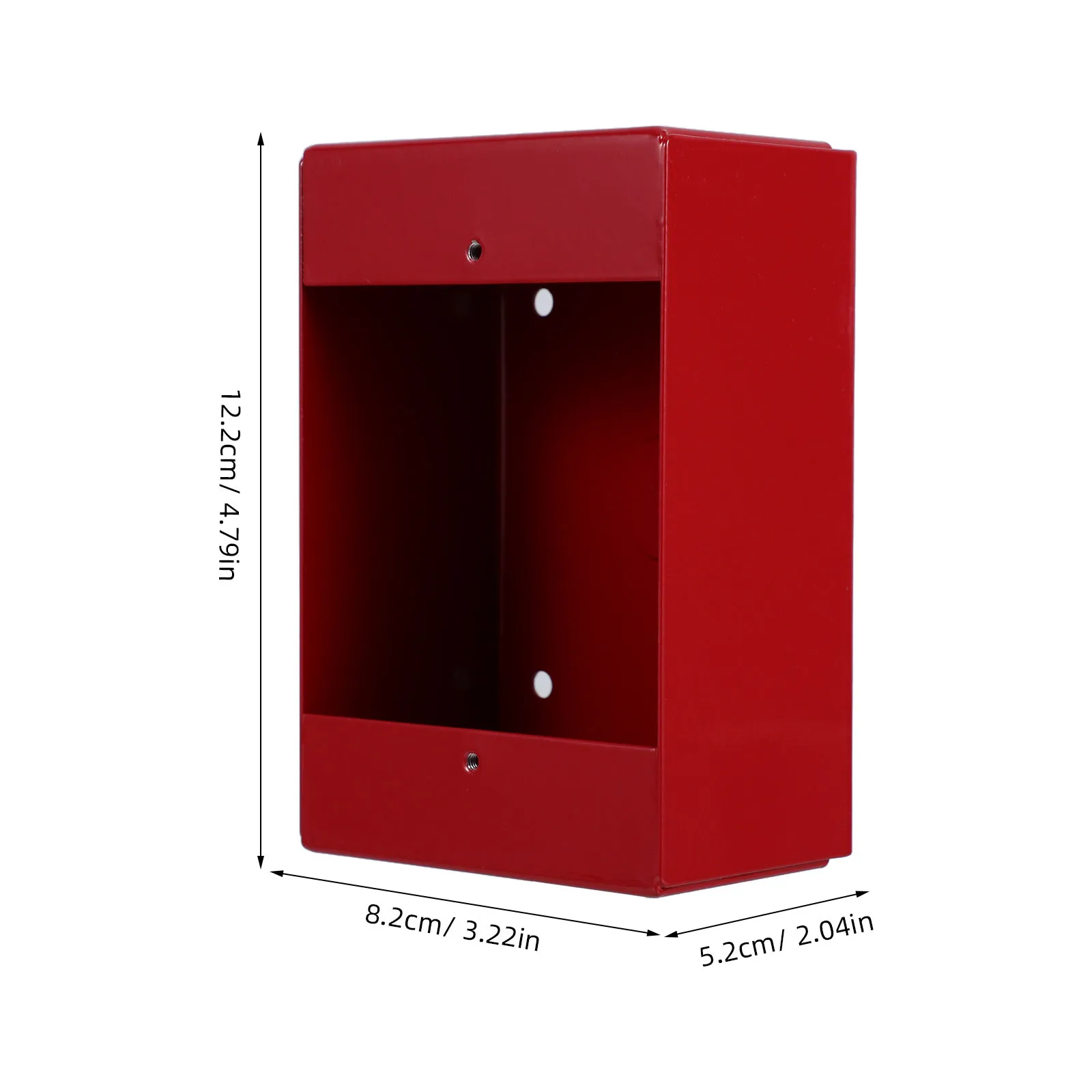 Caja inferior de interruptor de alarma de incendio, mano de obra fina de Metal, protección de punto de llamada de incendio de emergencia, caja de alarma Manual, caja de punto de llamada Manual