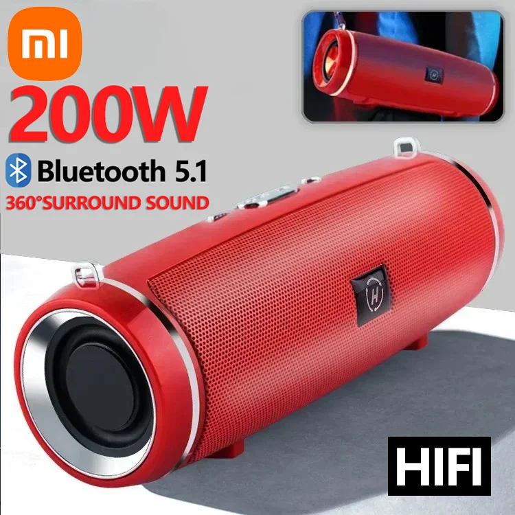 Xiaomi Portable Bluetooth Speaker Mini Wireless High Fidelity Surround Sound Outdoor Waterproof Camping Party Loudspeaker