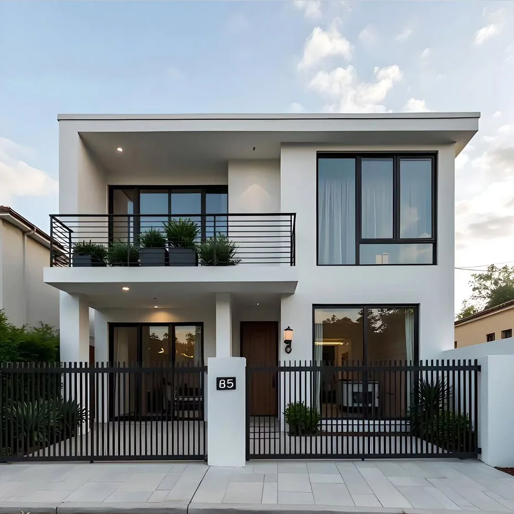 Full Home Customization Double Glazed Aluminum Folding Entrance Sliding Folding Garage Door Whole House Window Home Custom