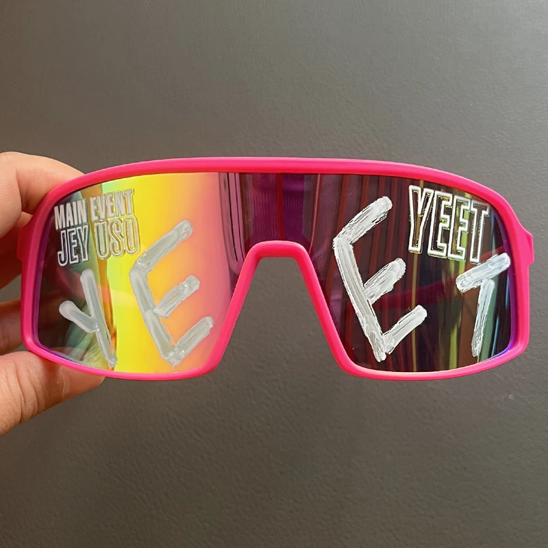 Jey Uso YEET Sport-Sonnenbrille für Erwachsene, Bloodline Wrestling, Fan-Ausrüstung, seltene Farben, sportliche Sonnenbrille für Männer und Frauen – Detail 4