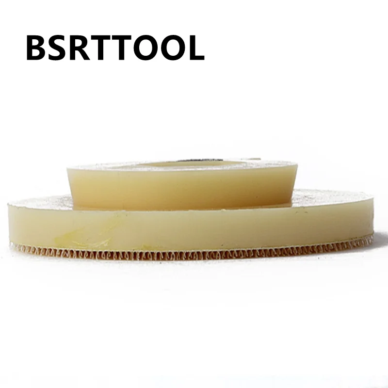 BSRTTOOL 4" Snail Lock Back Holder 100mm White Plastic Pad Snail Lock Adapter Polishing Pad For Diamonds
