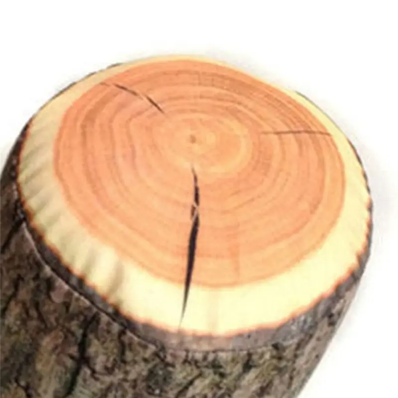 الوسائد، وسائد سجل مريحة، وسائد جذع شجرة مثيرة للاهتمام ولطيفة، زخارف وسادة محاكاة #5