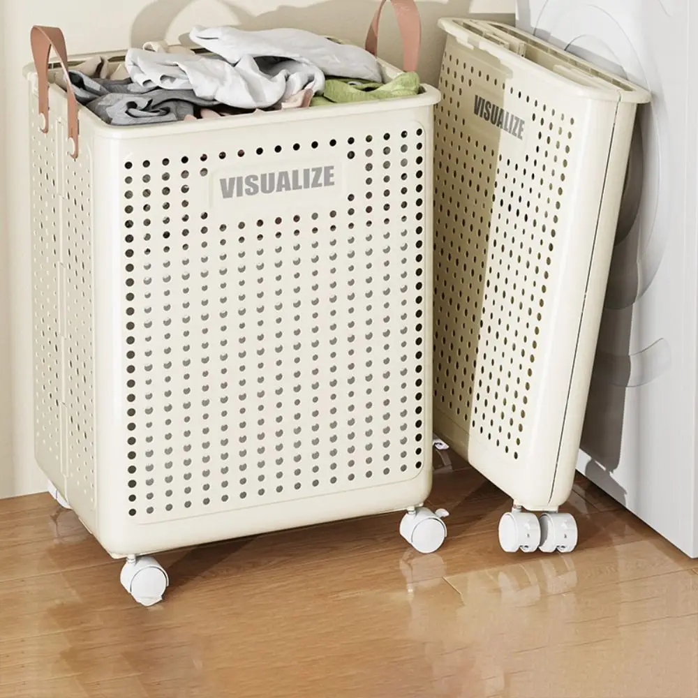 

Toy Storage Basket Fold Laundry Hamper Hollow Storage Box Multi-Purpose High-Capacity Depository Rack Imitation Rattan Basket