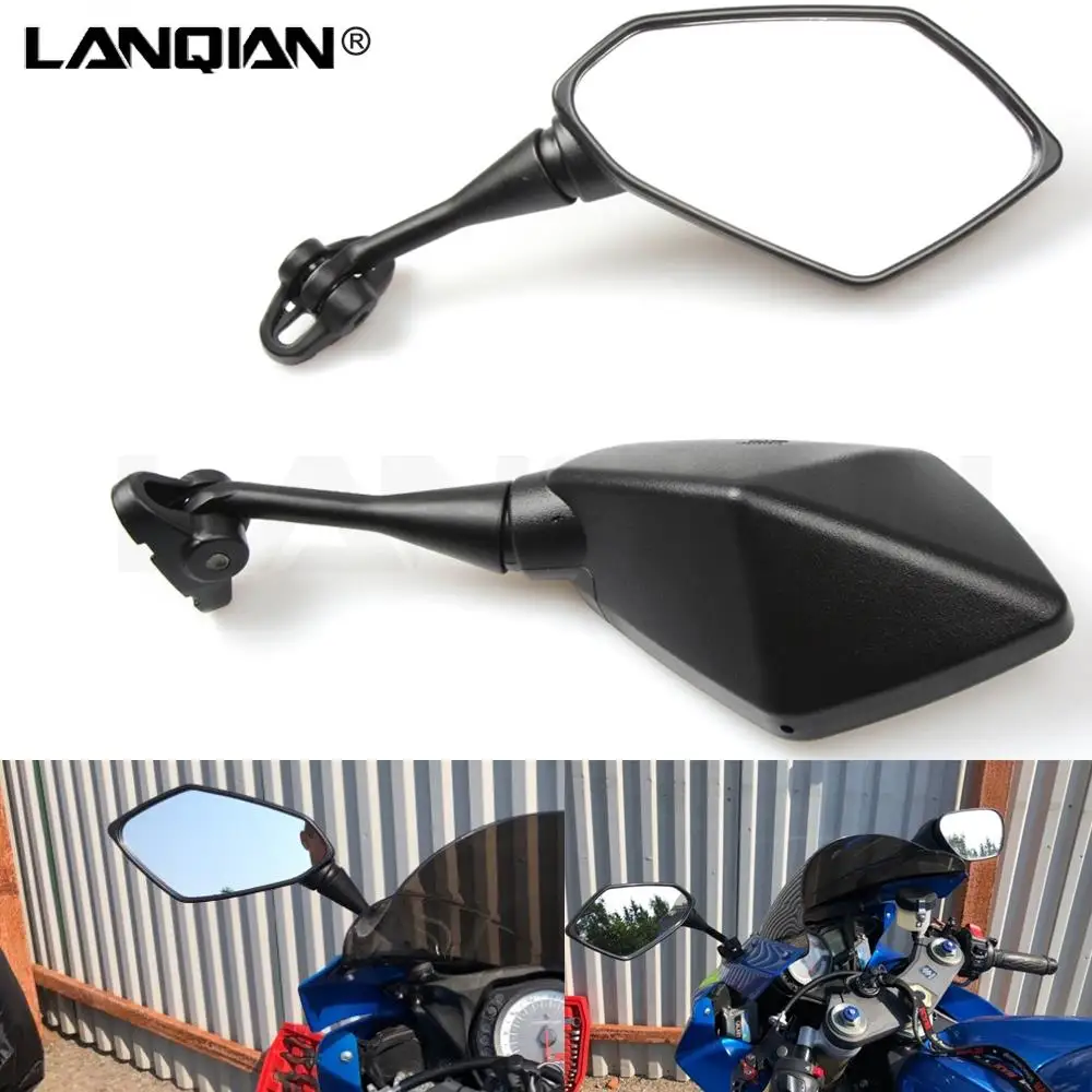 Universal Sportbike Side Mirror Motorcycle Mirror For Suzuki GSX-R GSXR 600 750 1000 K1 K2 K3 K4 K5 K6 K7 K8 GSX bandit 1200