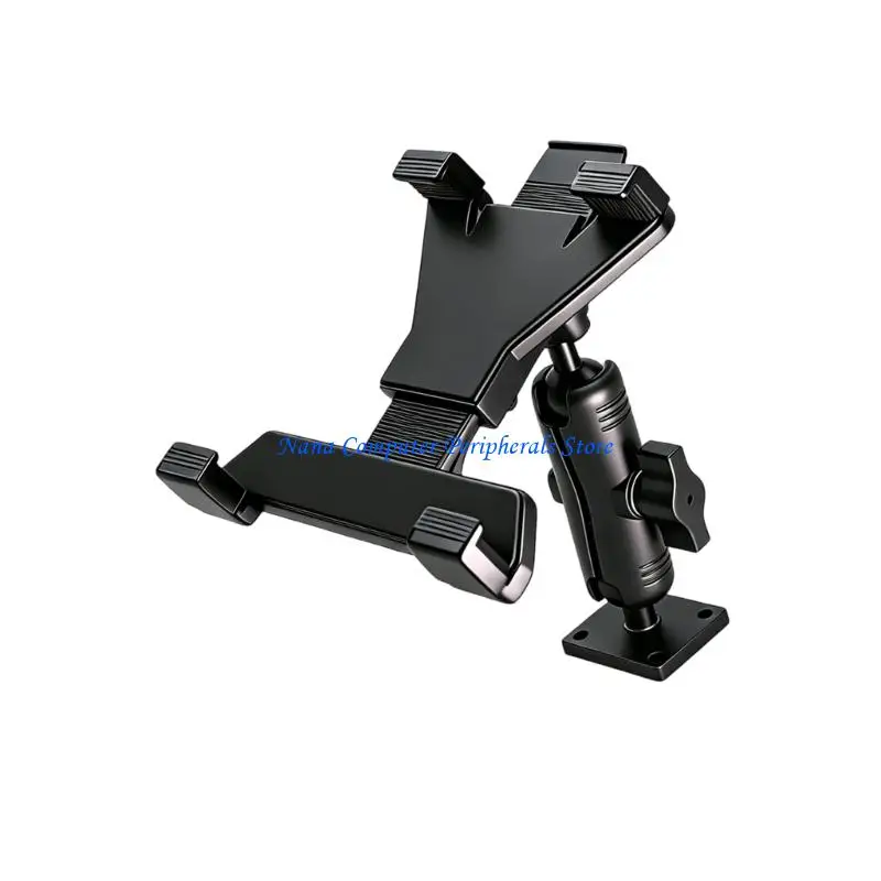 F68C Wall Mounted Tablet and Phone Holder with Screw Base and Swivels Head for Tablets