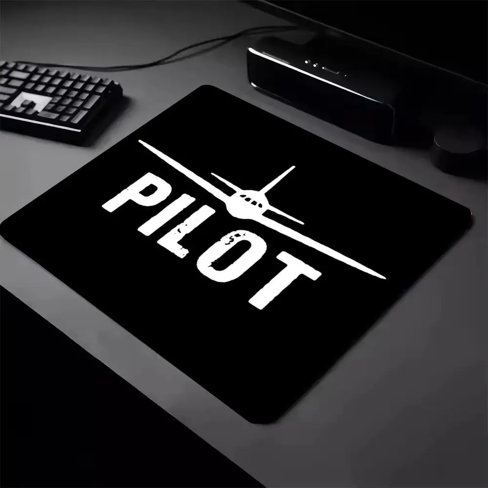 

Airplane Pattern Mouse Pad 22X18 XS Computer Accessories Office Game Table Mats Rubber Anti-slip Mousepad Small Decor Desk Pads