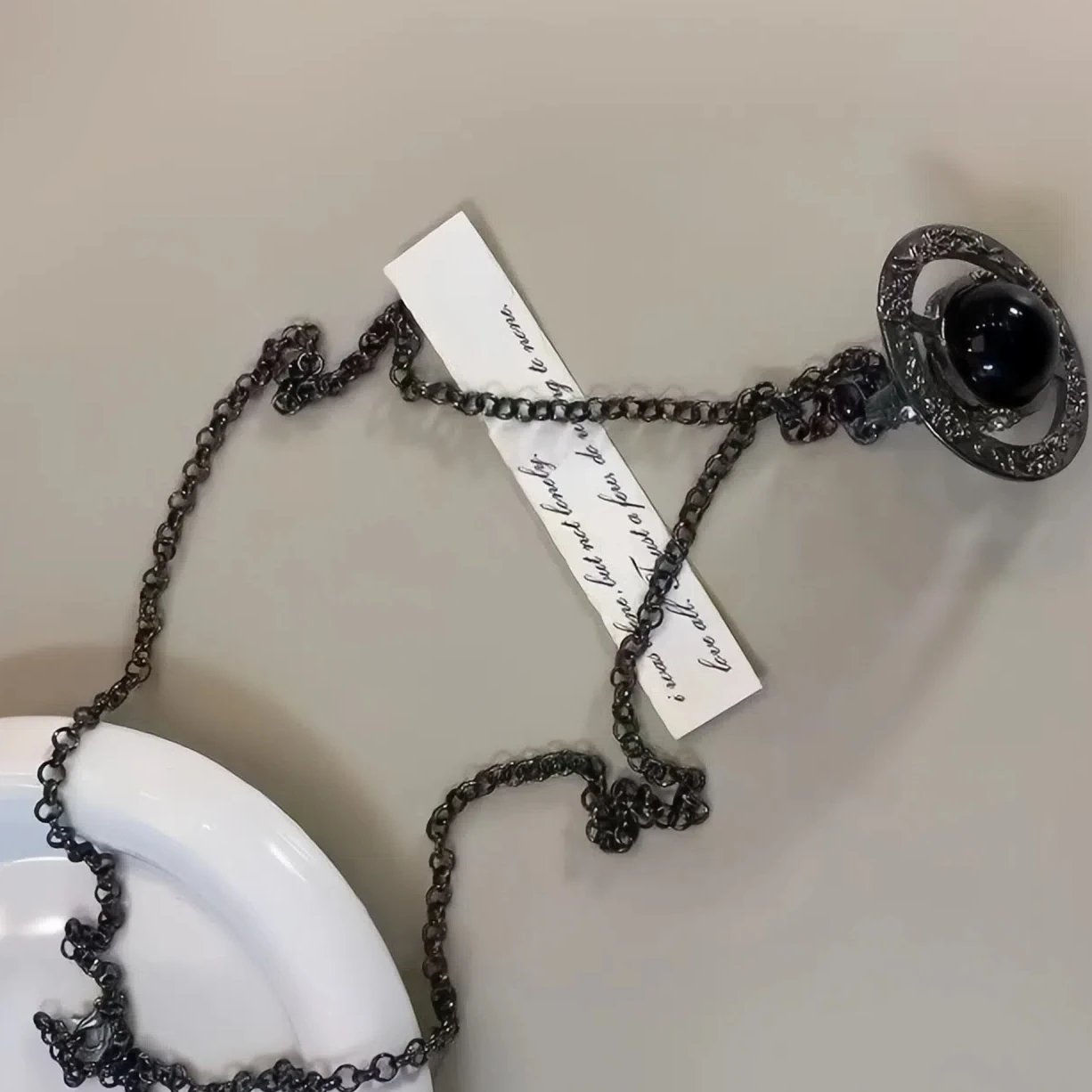 Cadena de cintura Saturno negra 3D | Joyería corporal de lujo ligera para decoración de cintura de mujer