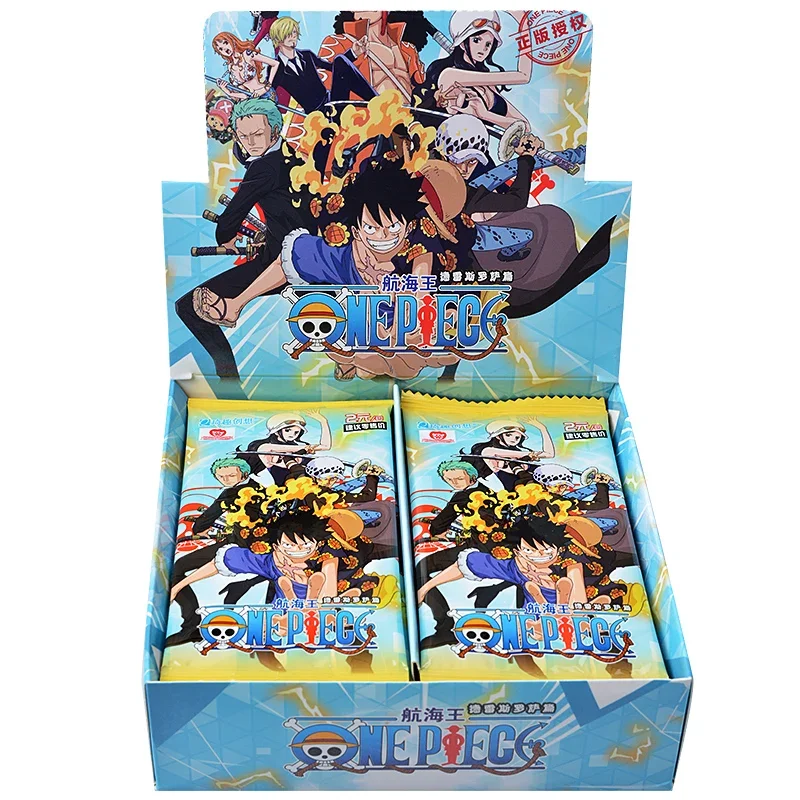 4Style Genuine Original Box Classic Anime One Piece Card Character rufy Zoro Nami Sanji Collection regalo di compleanno per bambini