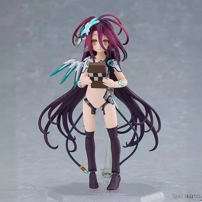 Figma 604 No Game No Life Zero Shiro Zero Interchangeable Poseable Nendoroid Boxed Action Figure Doll