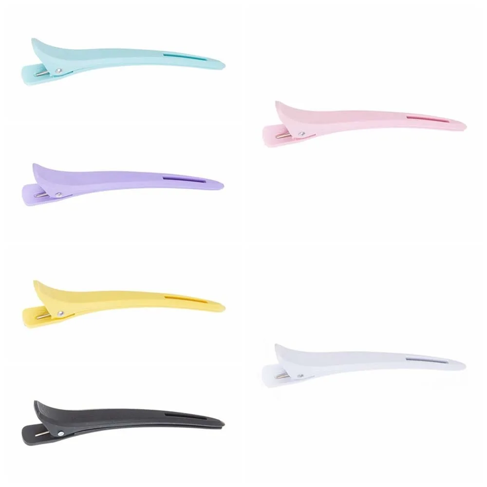 Haaraccessoires Duckbill Hair Clip Hair Styling Tool Alligator Hair Clips Partitie Haarspelden Kappers Abs Krokodil Clips