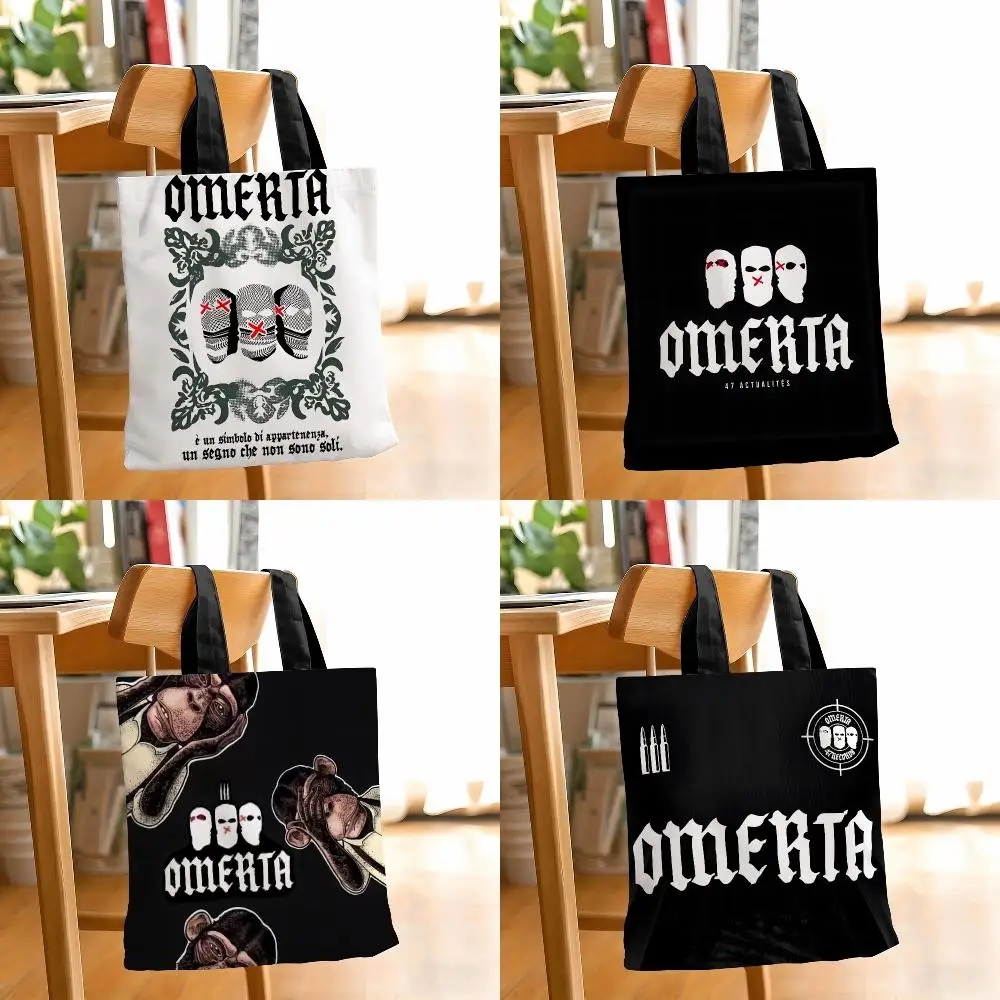 Music Brand O-Omerta 47 Storage Bags Beverage shopping bag grocery store storage bag for travel shopping storage