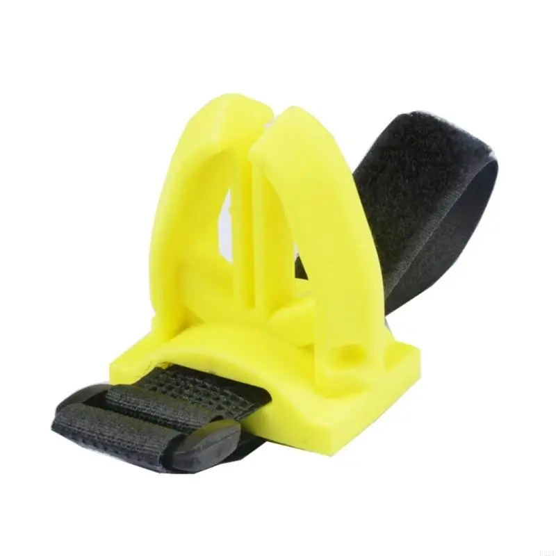  Space Saving Silicone Fishing Rod Holder With Fastening Strap Binding Clip