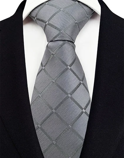 Dasi Pria 8 cm Motif Kotak-kotak, Garis-garis, Desain Unik untuk Pesta Pernikahan, Aksesoris Kemeja Pria