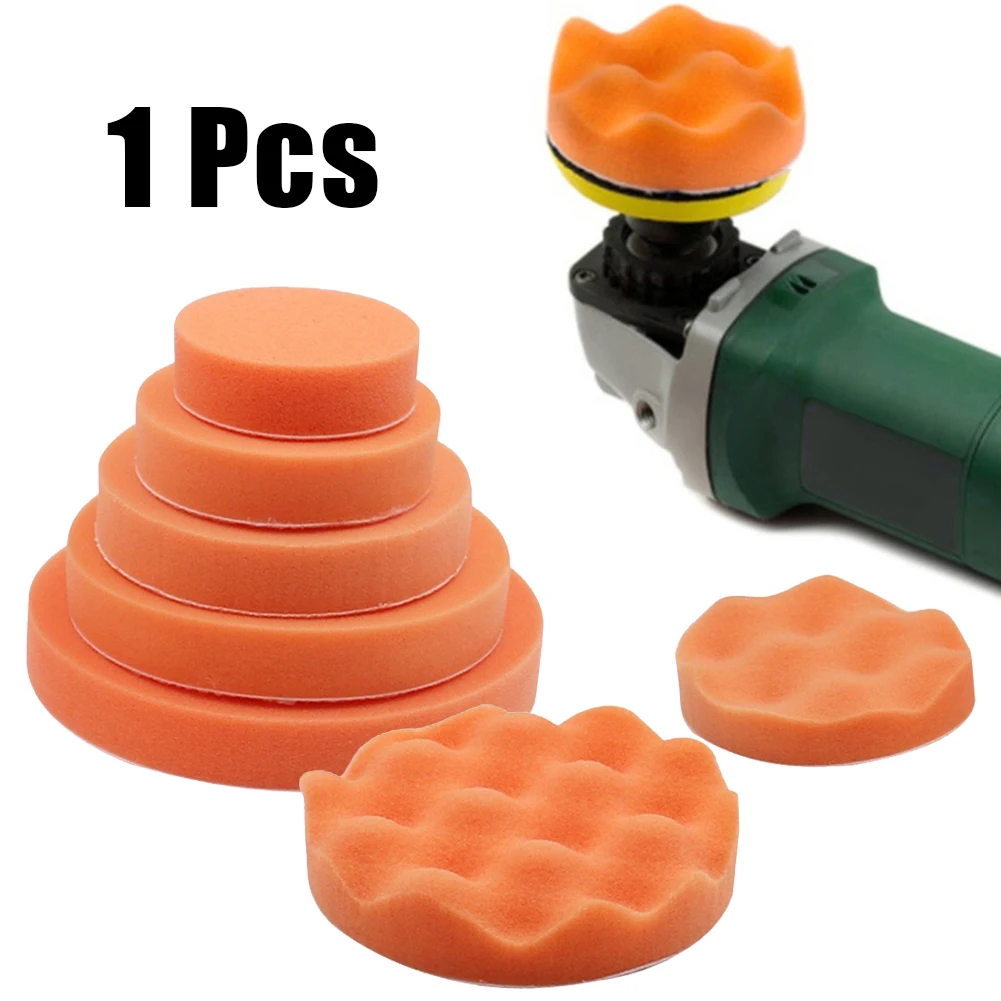 

Practical Polishing Pad Waxing Pad 3-7 Inch Flat/wavy Foam Pad Polishing Sponge Can Replace RO/DA Car Polishing Machiner