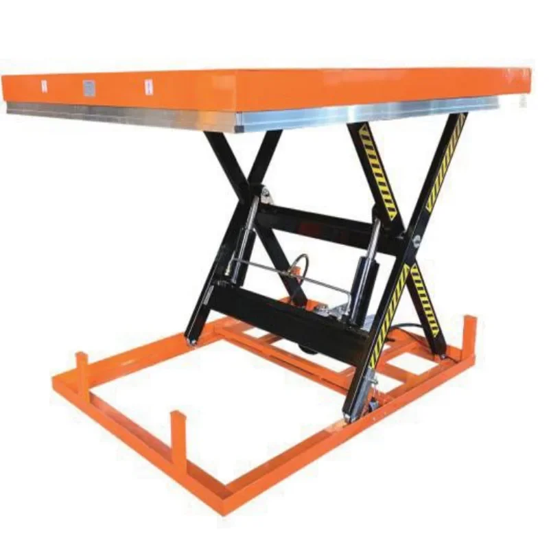 

l # for800KG 1760lbs manual hydraulic Double Scissors Lift Table
