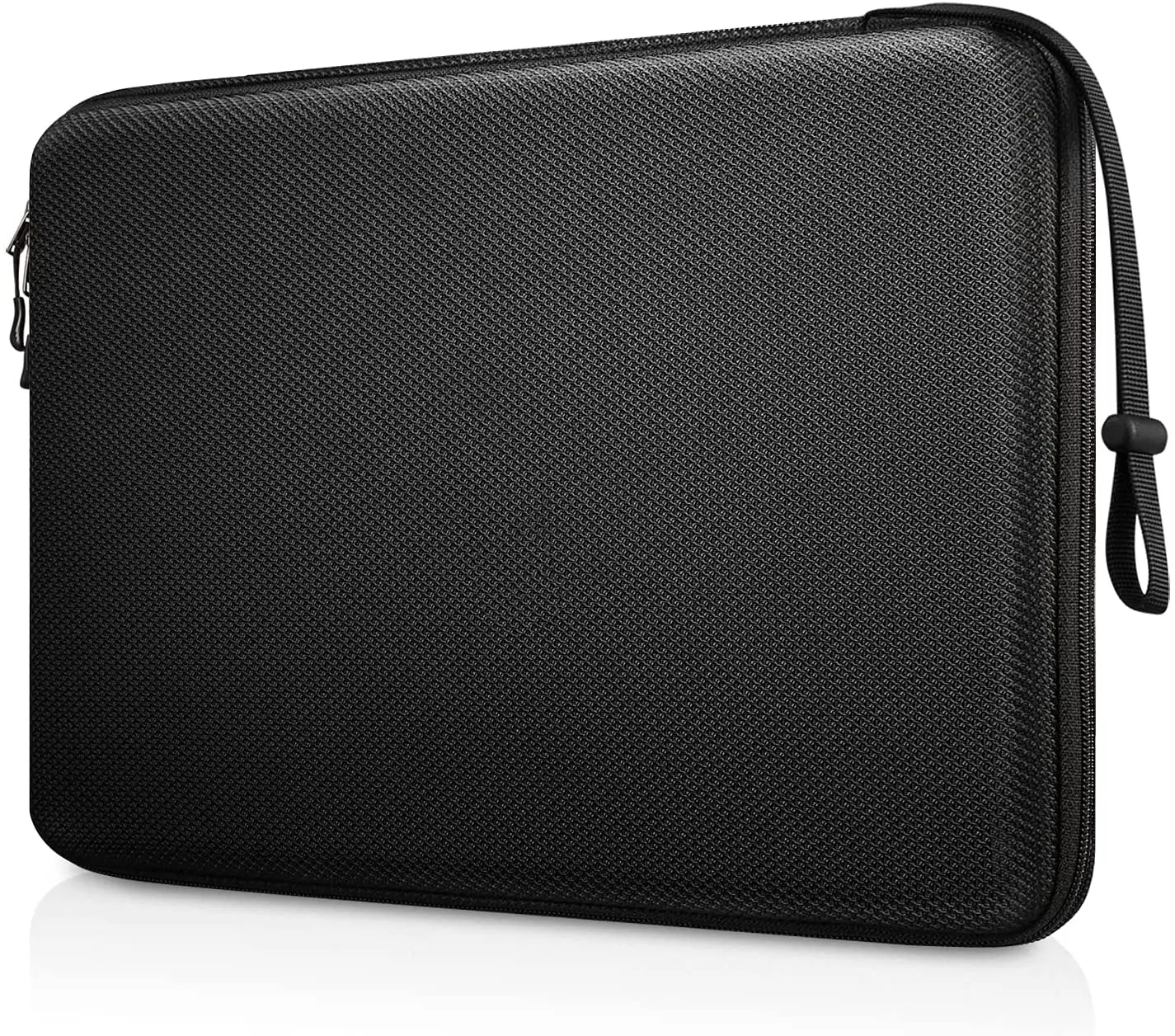 13 14 15.6 inch Laptop Sleeve Bag Shockproof Computer Bag Waterproof EVA Protective Carrying Case Black with Straps