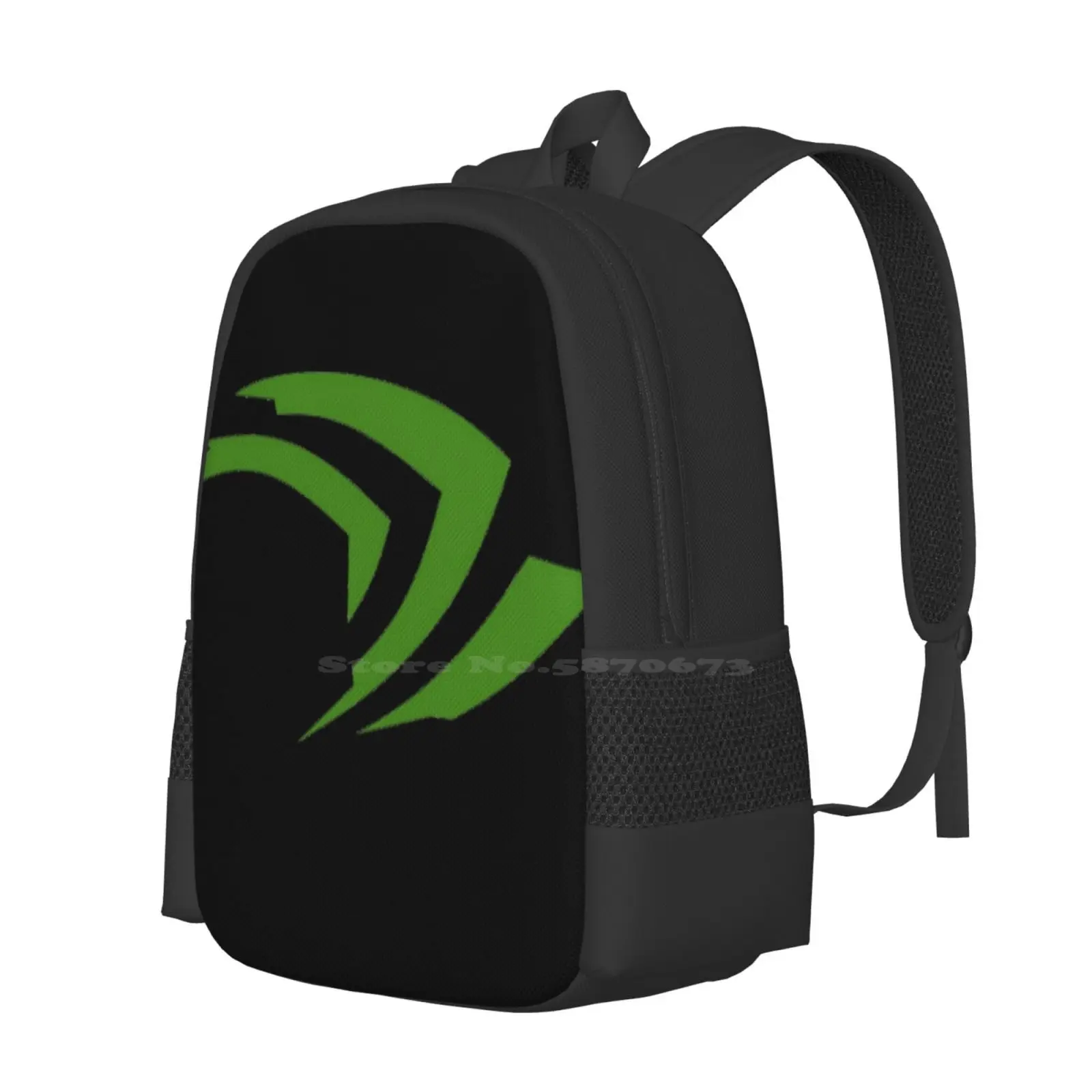 Nvidia Logo Hot Sale Schoolbag Backpack Fashion Bags Duckduckgo Search Engine Google Anonymouse Code C Coding Language C