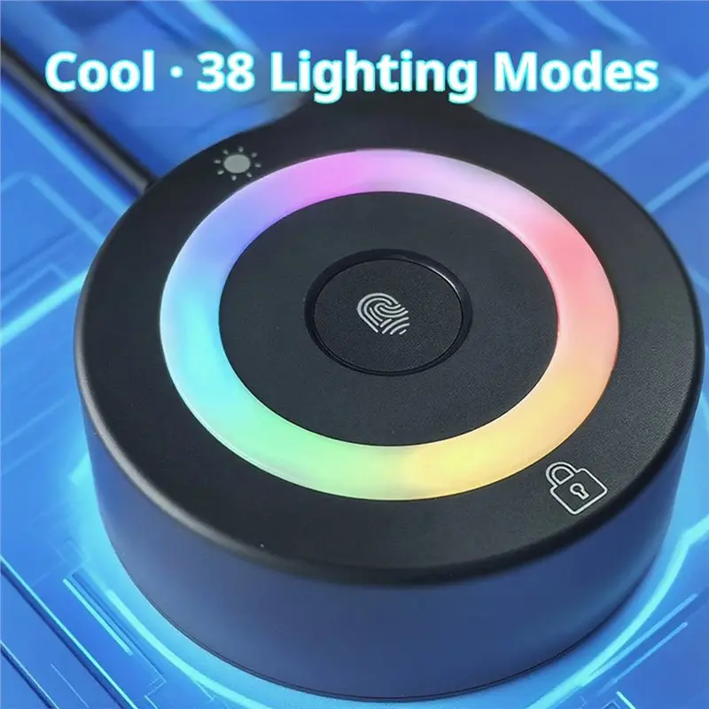 Modulo di Riconoscimento Impronte Digitali USB B27B per Windows Hello, Sblocco Schermo di Blocco, Accesso con Impronta Digitale per Computer/Win10/11