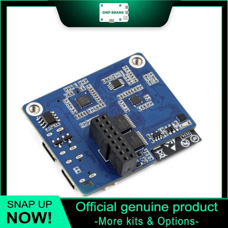 

Waveshare ESP32-S3 RGB matrix board, dual mic array, WiFi BLE5 2.4GHz, AI voice interaction module
