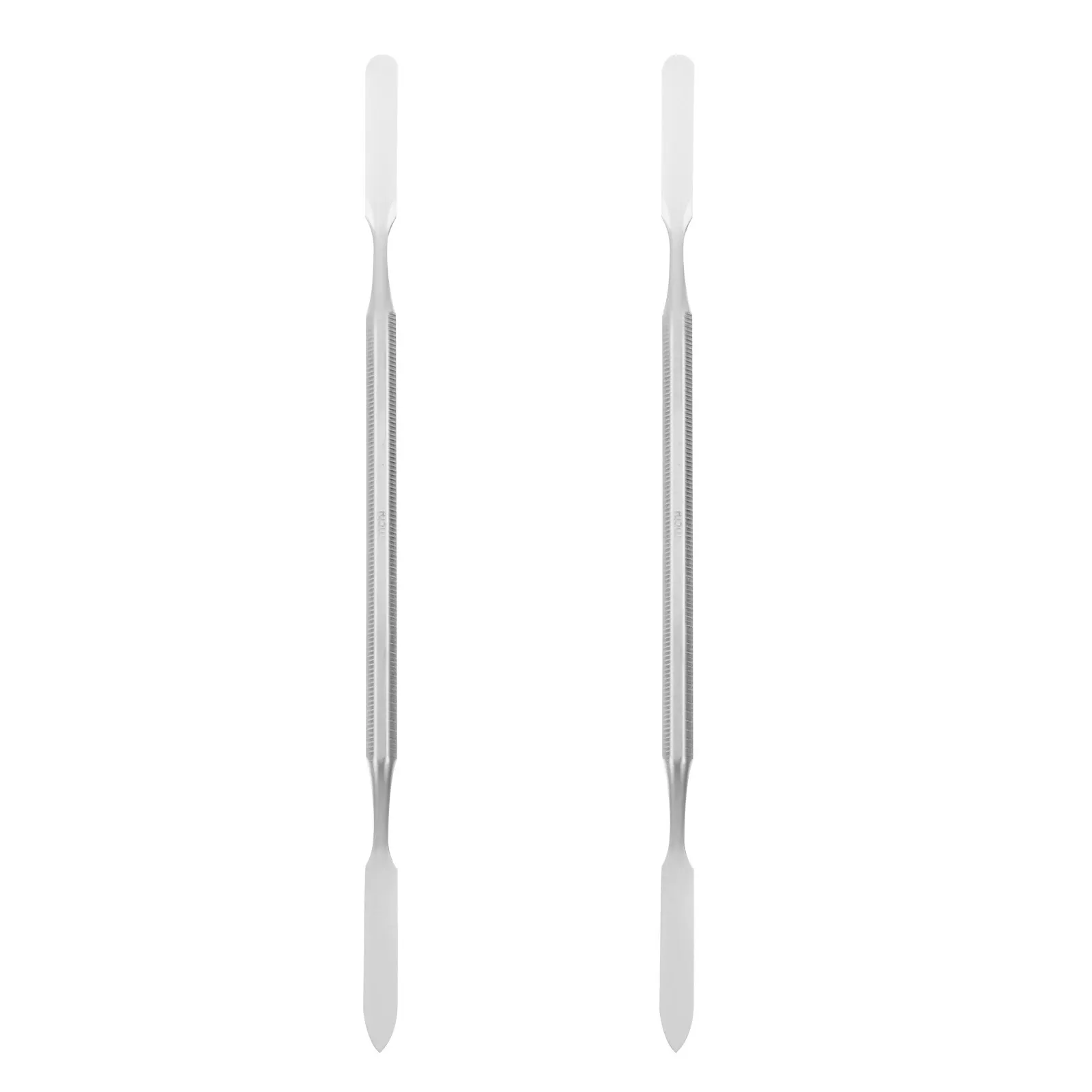 

2Pcs Stainless Steel Dental Mixing Spatula High Quality Ergonomic Grip Dental Impression Material Mixing Tool Plaster Spatula