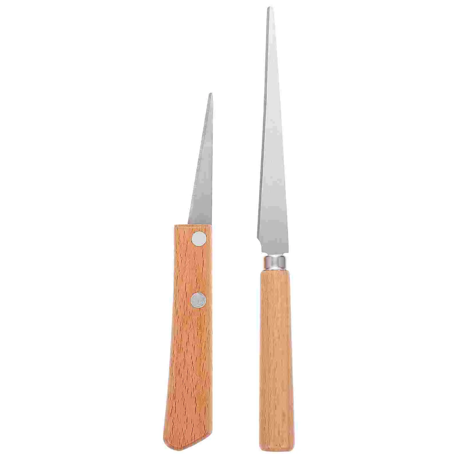 2 Pieces Clay Repair Knife Tools Craft DIY Fettling Ceramics Molding Pottery Stainless Steel for Wood Carving