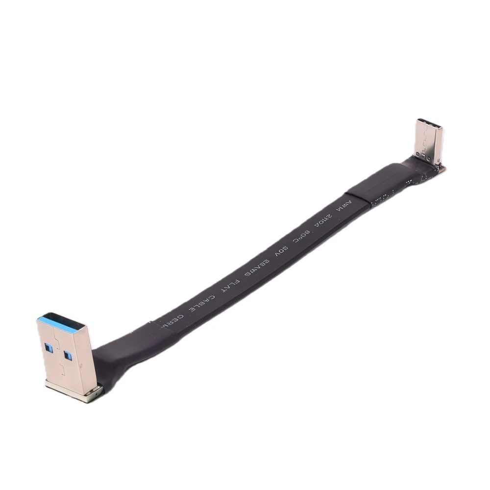13Pin USB 3.1 USB-A A To Type-C C Cable 10Gbps Flat Gen2 3A  Charger Fast Charging Sync Data Transfer Wire 5V/1.5A Android Auto