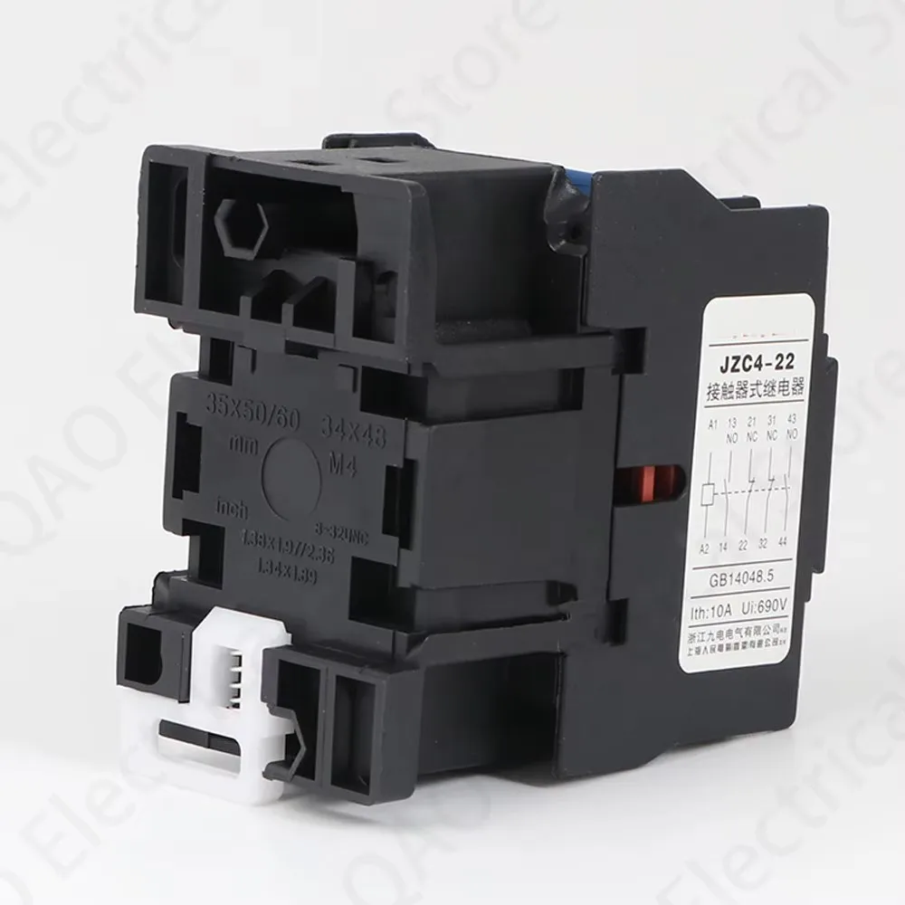 JZC4-22 caliente 220-240V 50/60Hz bobina 20A 2P tres polos 2NO 2NC AC Contactor