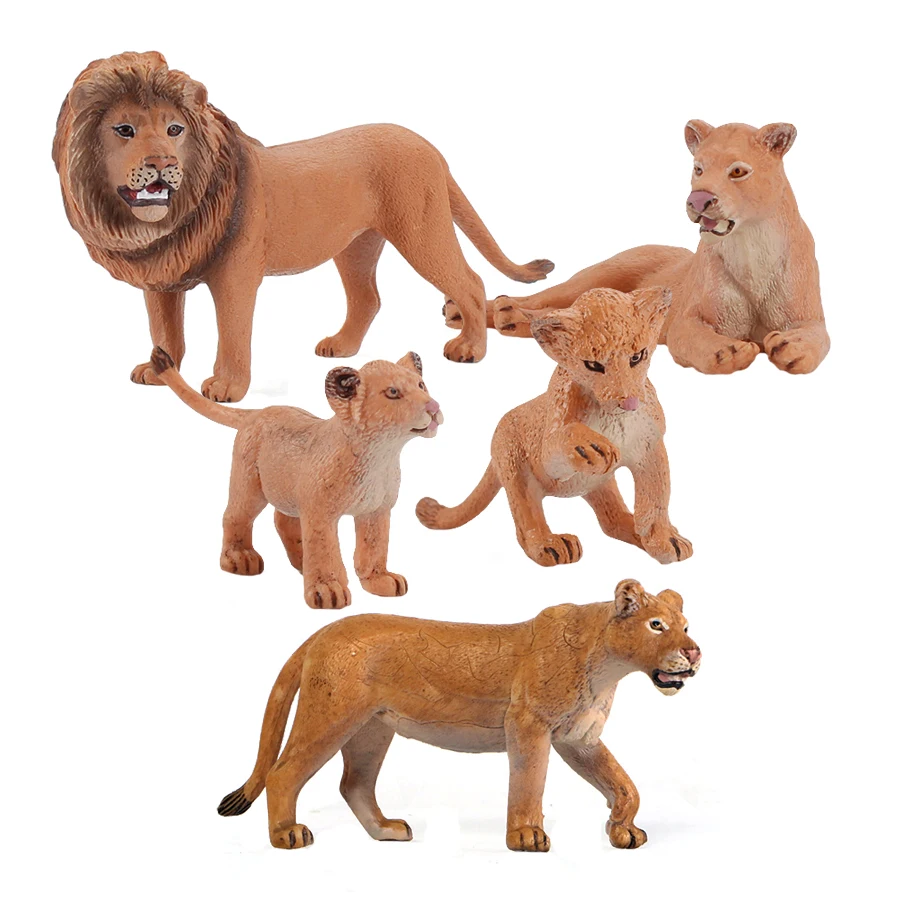 動物の置物,子供のおもちゃ,ライオネット,ティガーキン,ヒョウ,パンサー,チーター,トラ,ライオン,動物の置物,子供への贈り物