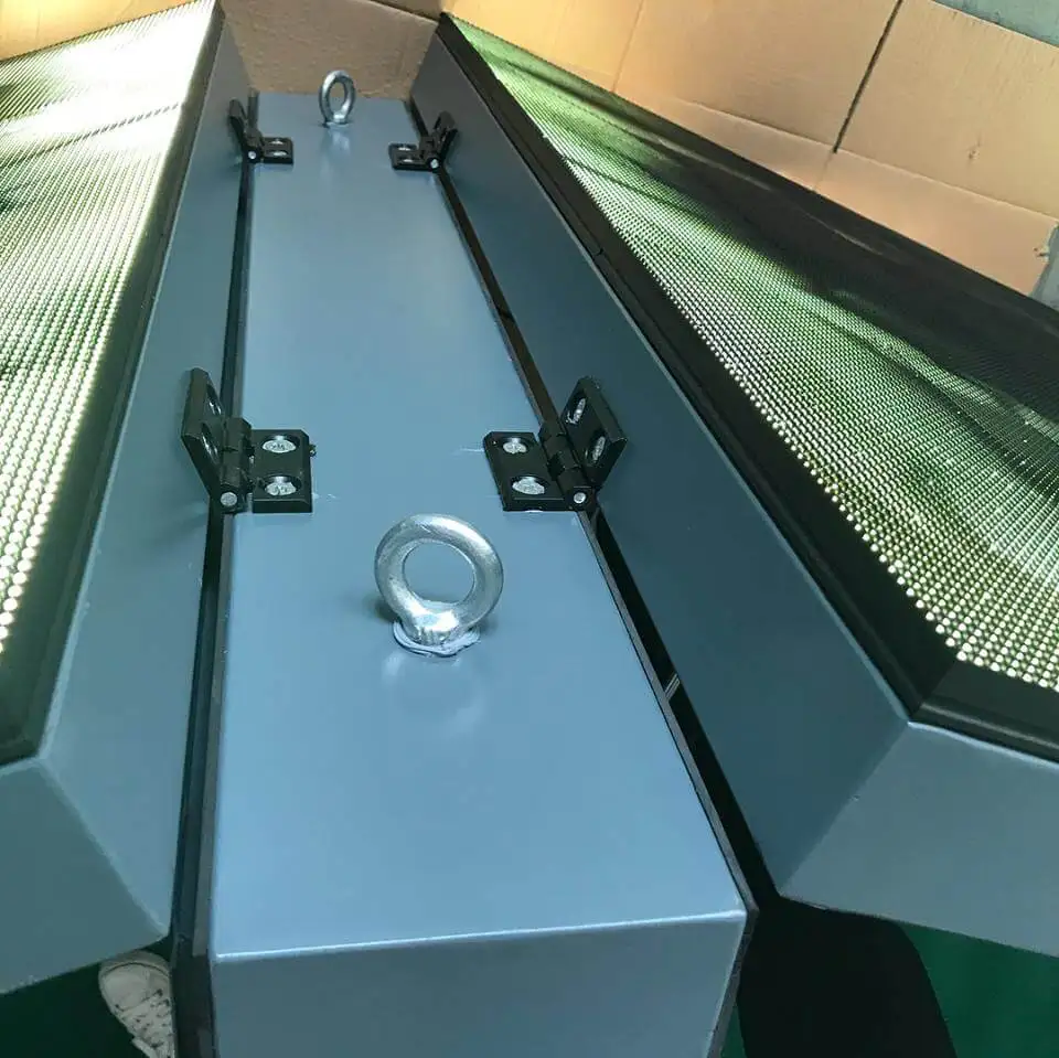 Outdoor Video LED Screen Front Service Iron Cabinet Front Maintenance Double Side LED Display with No Structure