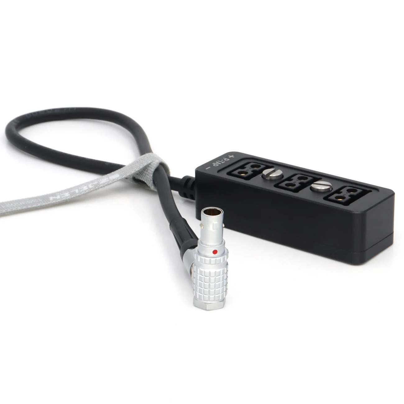 camera 0B 2pin 12V power to 3 D-tap Camera power DTAP three way splitter Metal case with 1/4‘’ screw for RED / SONY / ARRI AMIR