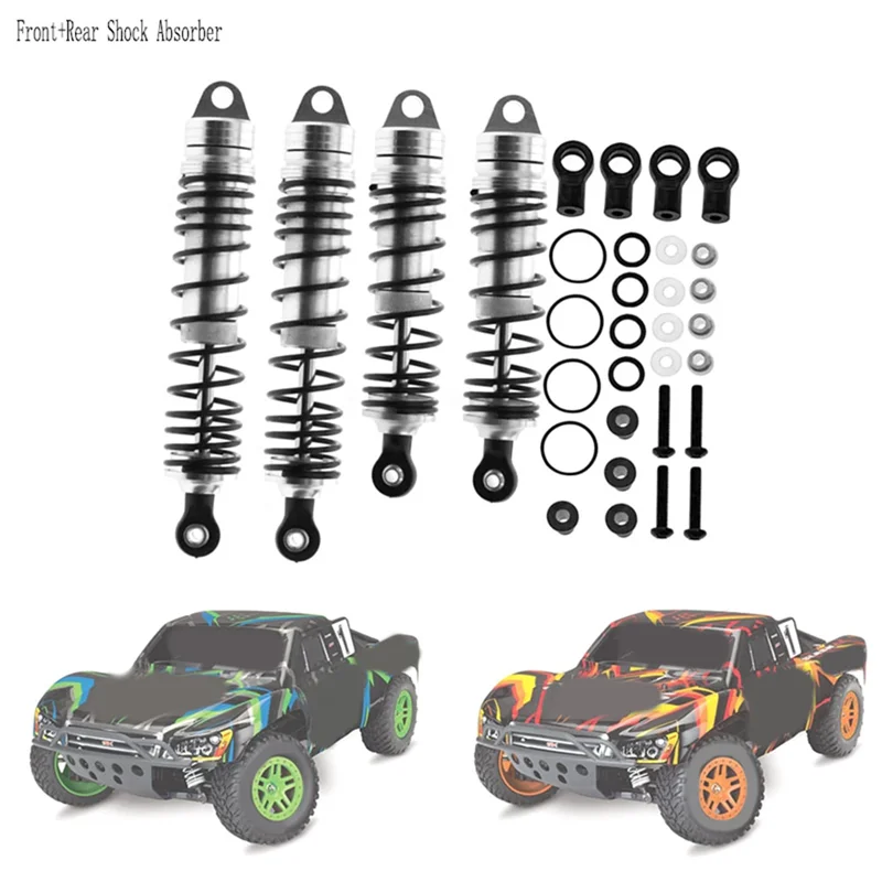 مجموعة واحدة من أجزاء ممتص الصدمات الأمامي والخلفي المعدني لسيارة Traxxas Slash 4X4 VXL 2WD Rustler Hoss Stampede 1/10 RC #5