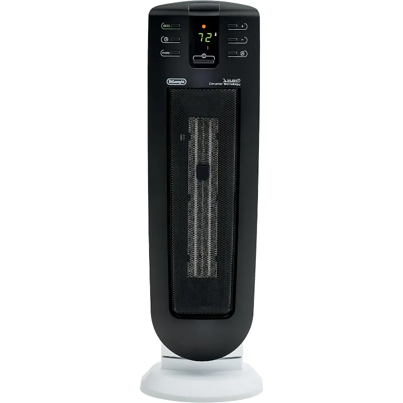 

Quiet 1500W, Digital Adjustable Thermostat, 3 Heat Settings, Timer, Remote Control, ECO Energy Saving Mode, Safety Features