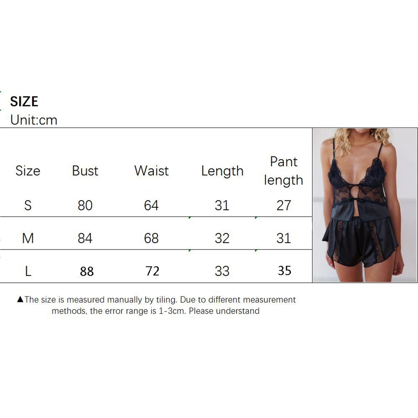 طقم بيجامة نسائي مكون من قطعتين ربطة عنق مزينة بالدانتيل من الأمام سروال قصير مرن ملابس نوم ناعمة ملابس نوم نسائية للنوم ملابس نوم نسائية