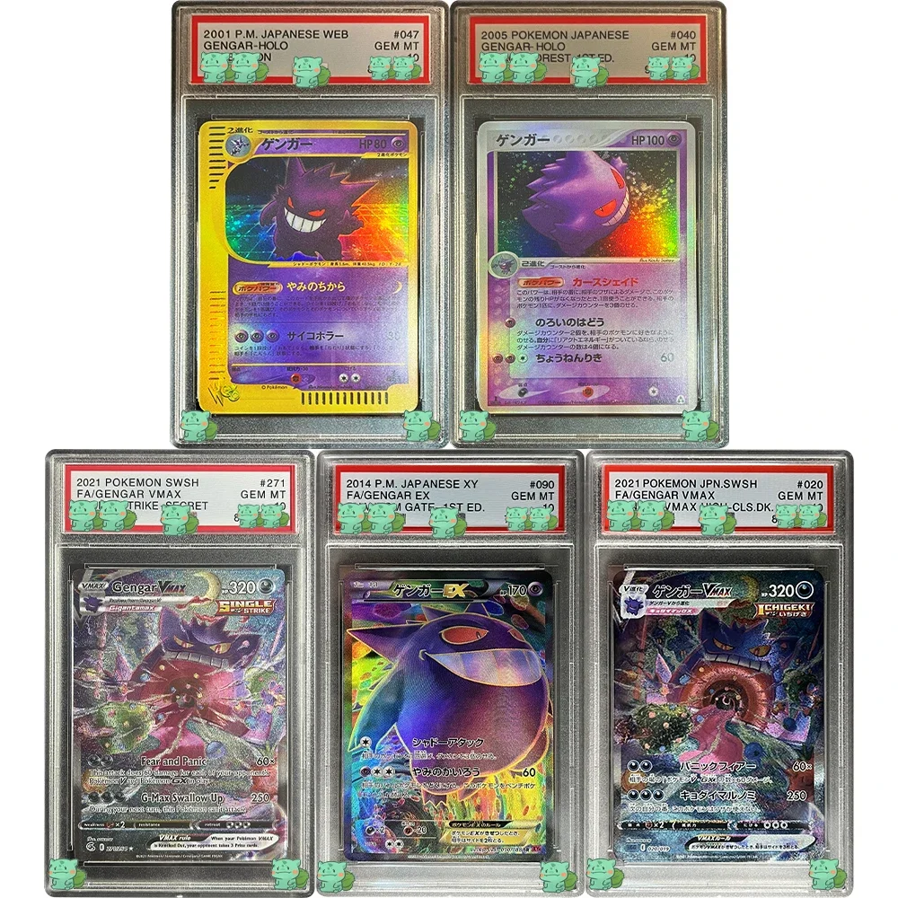 

2001 JPN.WEB Gengar Holo Anime PTCG Graded Collection Card 1ST EDITION GEM MT 10Points Card Flash Holographic Label Child Gifts